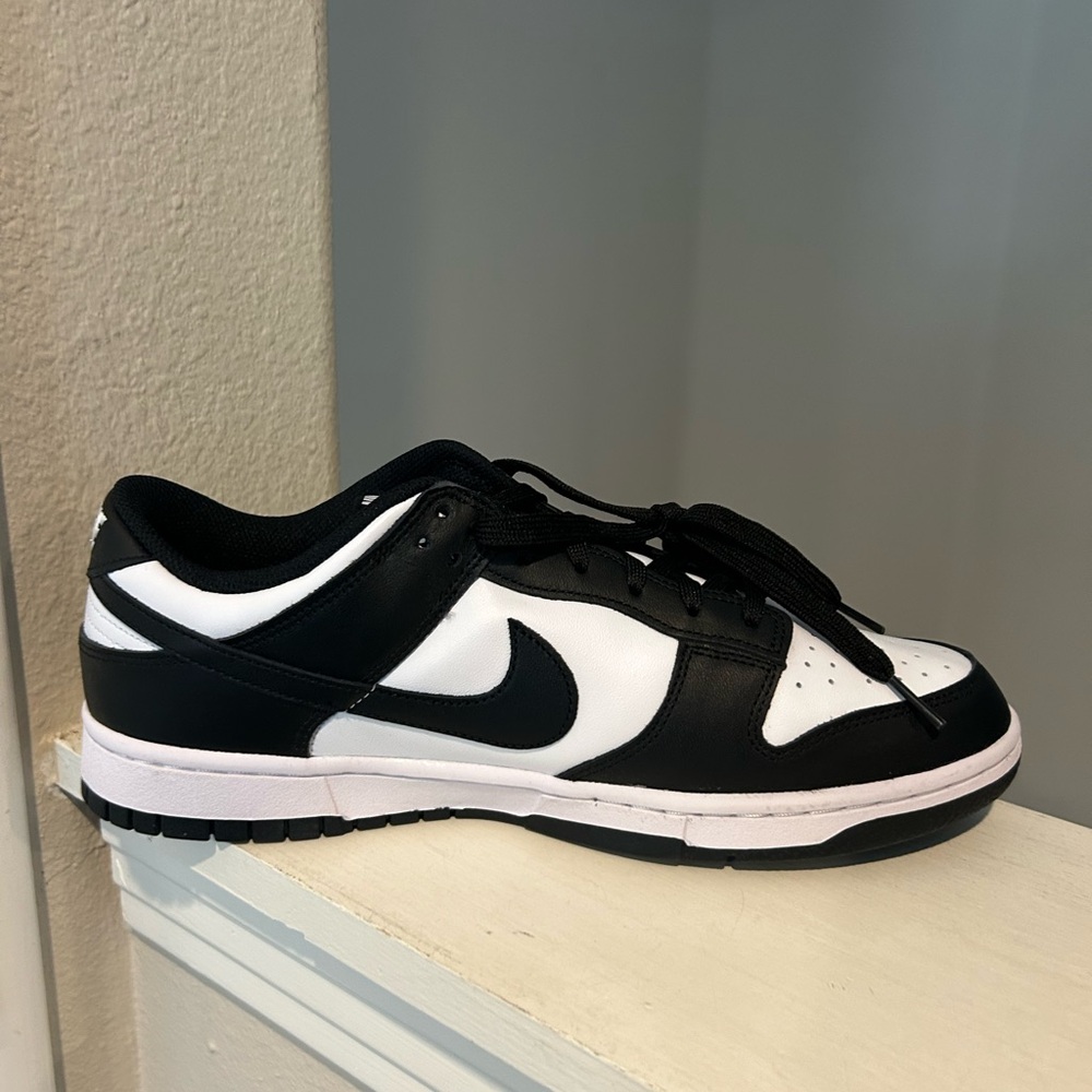 Nike Women's Dunk Low Panda White Black DD1503-101 Shoes Size 12 New - Picture 5 of 10